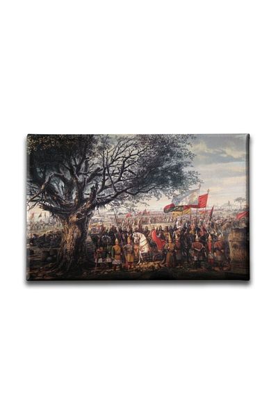 Desenlio Conquest of Istanbul Canvas Art Print