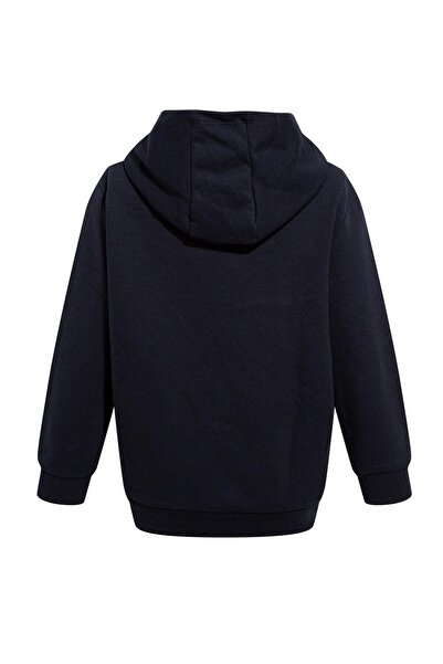 DeFacto Хлопчачий капюшон з кишенями, м'яка підкладка, світло-сірий