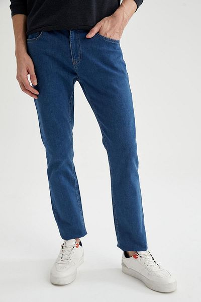 DeFacto Džínové kalhoty Sergio Regular Fit s normálním pasem Pipe Leg