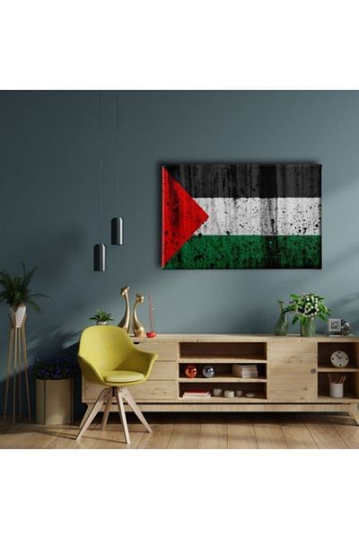 Desenlio Palestinian Flag Canvas Print