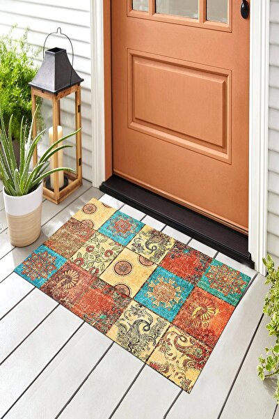 Evsebu Pienso Home Three Colors Square Decorative Door Mat