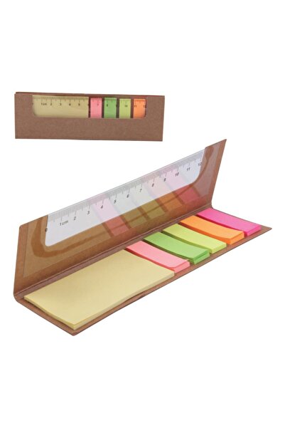Trend Hediyelik Cep Boy Cetvelli Postit & Yapışkanlı Kağıt