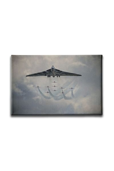 Desenlio Airplane Canvas Art Print