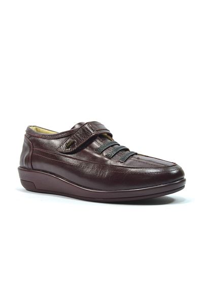 Dr.Comfort Pantofi de dama ortopedici din piele naturala rosu claret
