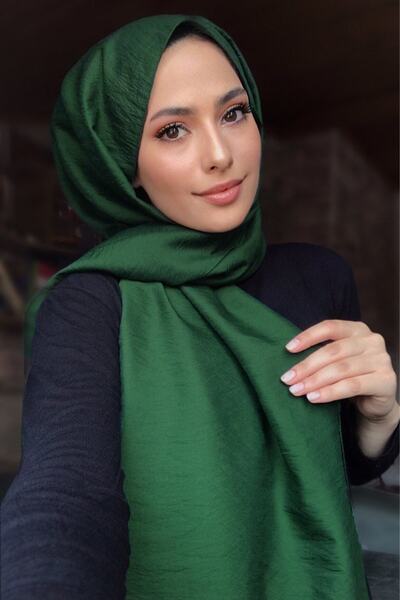 Esarp Center سلسلة شال الجاز الحريري الفوال 80 × 180 سم