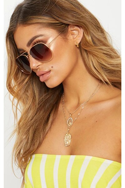 Goldmine Unisex Sunglasses Brown