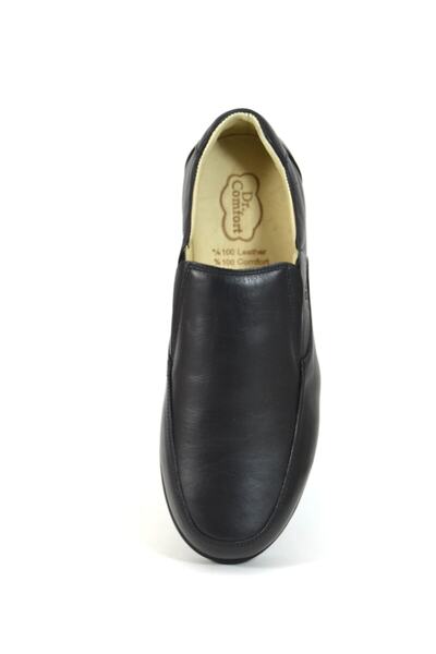 Dr.Comfort 9202 Siyah Hakiki Deri Ortopedik Diyabetik Erkek Ayakkabı