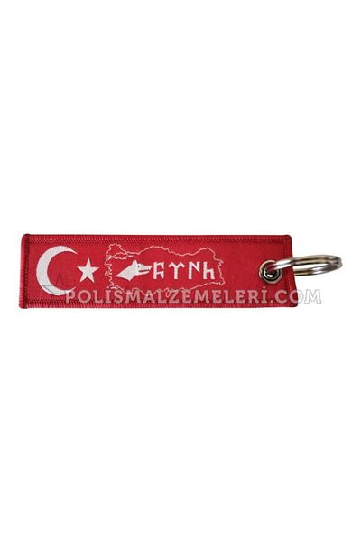 Safari Avm Turkish Flag Gokturkish Keychain