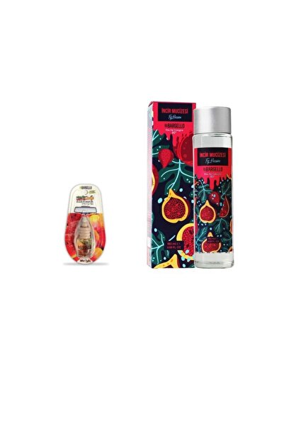 Bargello 8ml Karpuz Mango Dekoratif Araç Kokusu Ve 180ml Cam Şişe Incirli Kol...