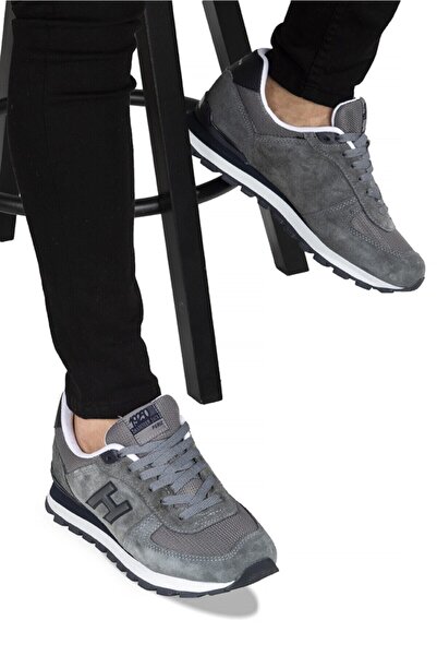 Hammer Jack Peru Erkek Gri Sneaker Deri Ayakkabı 102 19250-m