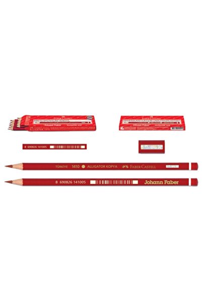 Faber Castell قلم نسخ أحمر من فابر كاستل - 12 قطعة