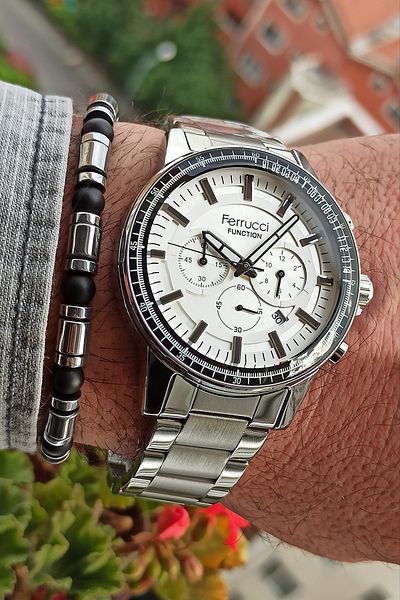 Ferrucci Function Men's Design Wristwatch + bracelet as a gift