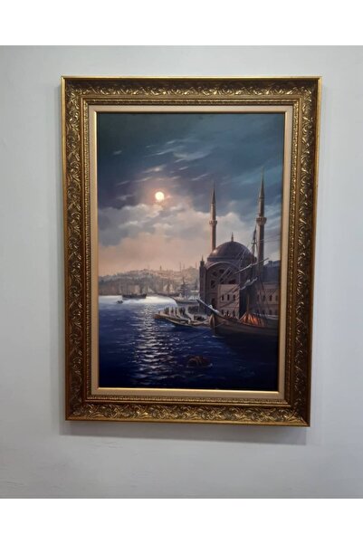 Asmin Sanat Evi Istanbul Manzara Orijinal Yağlı Boya 90 X 110