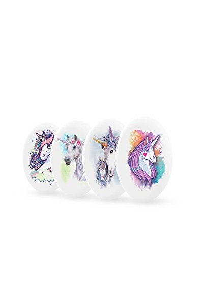 Silka Unicorn Desenli Elips Şekilli Silgi ( 1 Adet )
