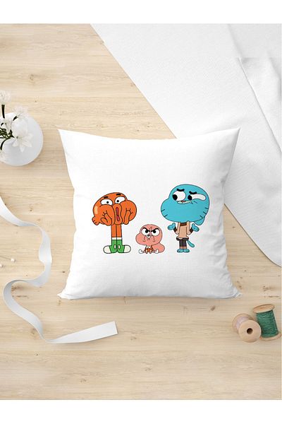 Panorama Ajans Διασκεδαστική θήκη μαξιλαριού Gumball Fun Design για τους καλύτερους φίλους