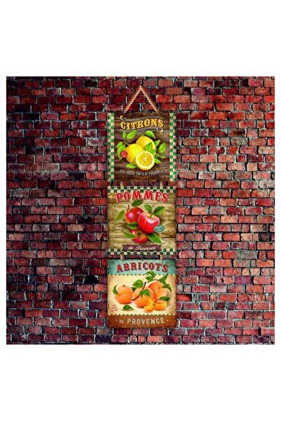 Cakatablo Φρούτα στο πινακίδιο Εκτυπωμένα 14x14 εκ. 3 Τεμάχια