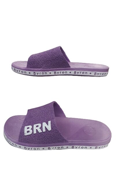 Byron Brn B050-10 Γυναικεία λιλά αντιολισθητική σόλα Sea Beach Pool Daily Walking Slippers
