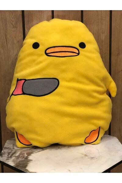 Genel Markalar Katil Civciv Yastık 40x35cm Hediyelik Sevimli Trend Şık Eşya