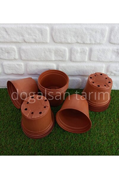 Doğalsan Tarım Çiçek Saksısı 14x11 Cm 5 Adet Fide Saksısı Thermoform Tohum Ek...