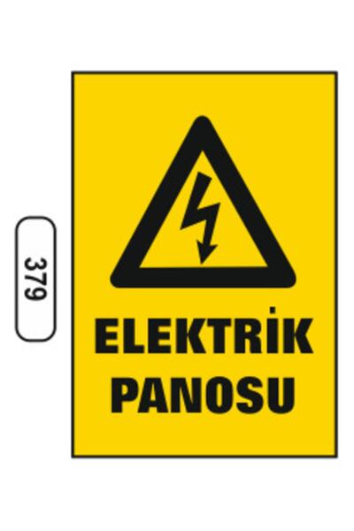 ERGÜNDOĞDU Dikkat Elektrik Tehlikesi Uyarı Ikaz Levhası