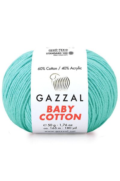 Gazzal Baby Cotton 3452 Turquoise