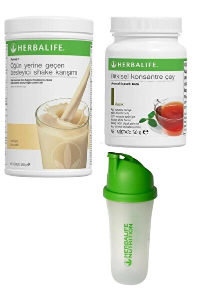 Herbalife Set Vanilya Shake- 50 gr Klasik Çay Ve Shaker