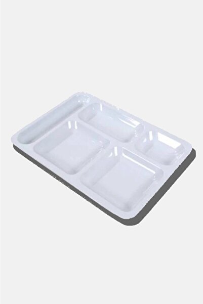 NADİDE Beyaz Polikarbon Tabldot 10'lu Paket