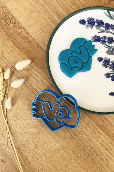 CESTOPİENO Heart Love Cookie Mold
