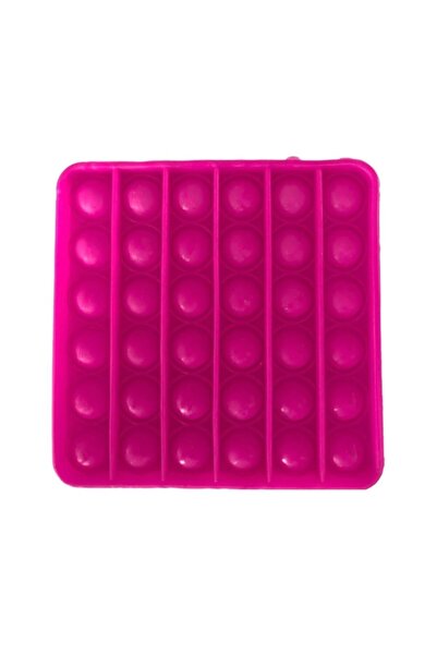 Genel Markalar Pop It Push Bubble Popit Neon Pembe Kare Stres Baloncuk Oyuncağı