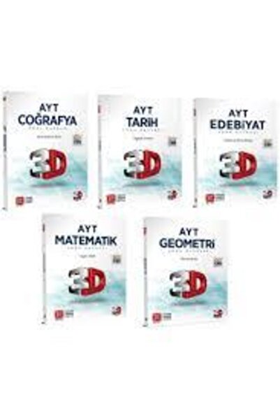 3D Yayınları Yks Ayt Eşit Ağırlık Soru Bankası Seti