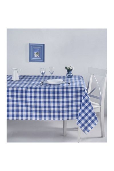 Moda Perde Față de masă cu model Gingham, cârpă pentru picnic din pânză