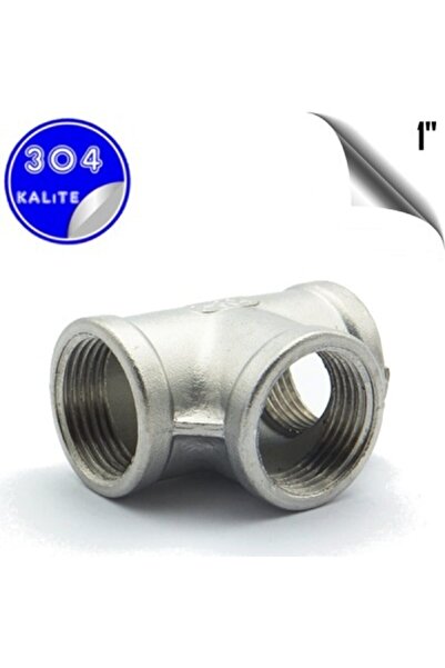 PÇS Paslanmaz Paslanmaz Çelik 304 Kalite 1/2" Dişli Te Tee