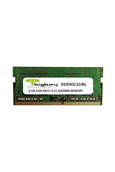 Bigboy 8gb 3200mhz Cl22 Ddr4 Notebook Ram B32d4sc22/8g