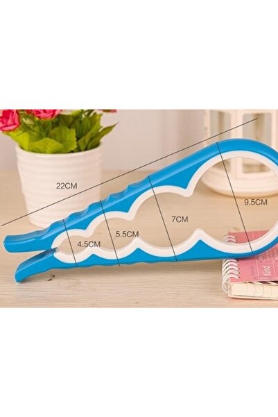 Genel Markalar 4 Boy Sıkışmış Şişe Kavanoz Konserve Kapağı Açma Aparatı Açacağı