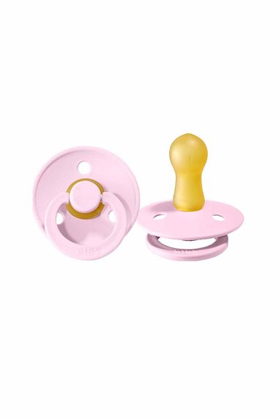 Bibs Color Pacifier Baby Pink No 2 6-18 Months