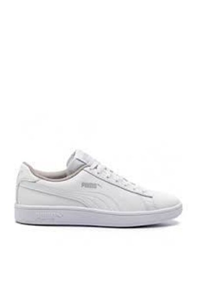 Puma Smash V2 L Jr 365170-02 Alb Casual sneakerși Pantofi