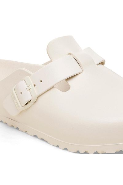 Birkenstock 1027382   Boston Eva Eggshell Women's Slippers