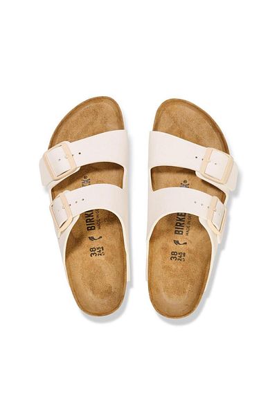Birkenstock 1027339   Dámské pantofle Arizona Bf Saffiano Eggshell