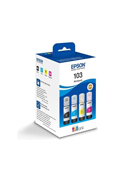 EPSON Mürekkep Orj. T103 4 Lü Multipack Set