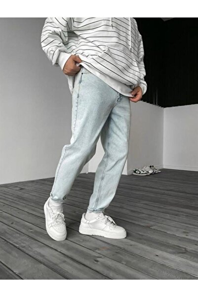 Z1MAN Ανοιχτό μπλε Boyfriend Jeans