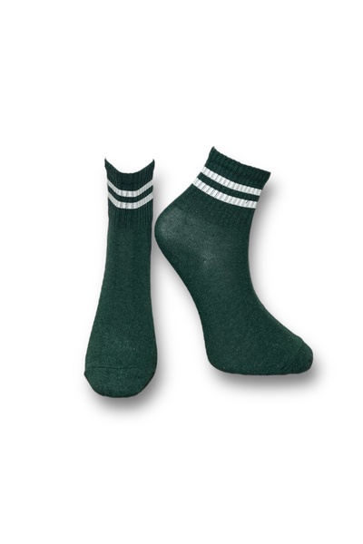 Mevo Unisex 3-Piece Striped Socks Set