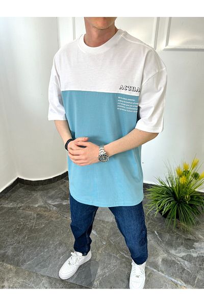 NOMARC Tricou albastru 2 culori