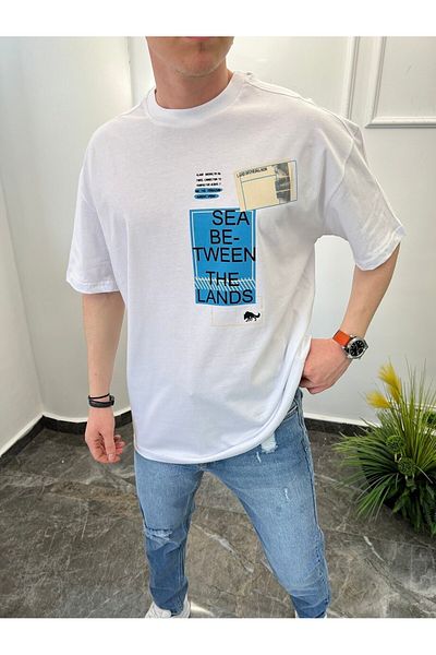 NOMARC Tricou alb dublu