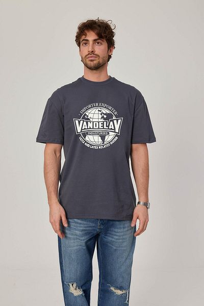 NOMARC Μπλουζάκι με στάμπα Anthracite Vandelay