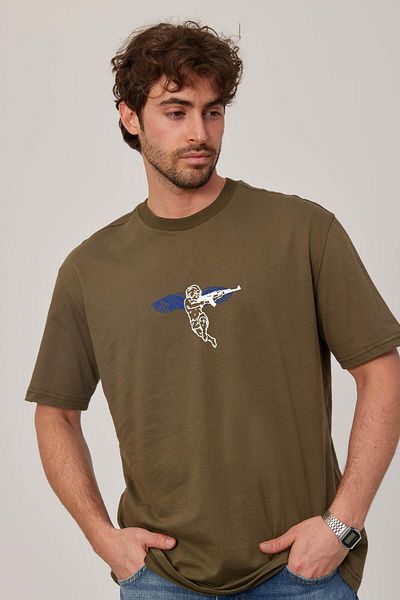 NOMARC Μπλουζάκι με στάμπα Green Angel