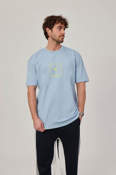 NOMARC Μπλε μωρού Δημιουργικό Γραπτό T-shirt
