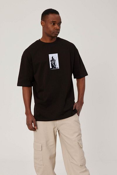 NOMARC Φιγούρα Κραυγός Άνδρας Μαύρο T-Shirt