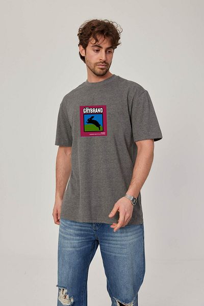 NOMARC Μπλουζάκι Grey Rabbit με στάμπα Grybrand