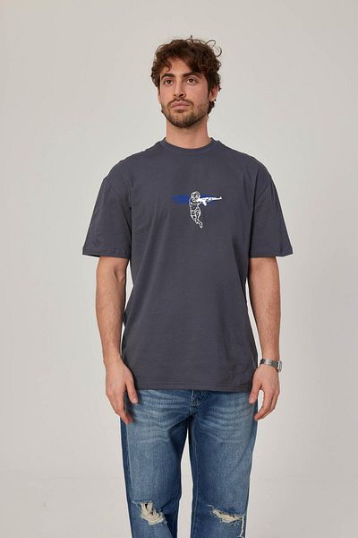 NOMARC Μπλουζάκι με στάμπα Anthracite Angel