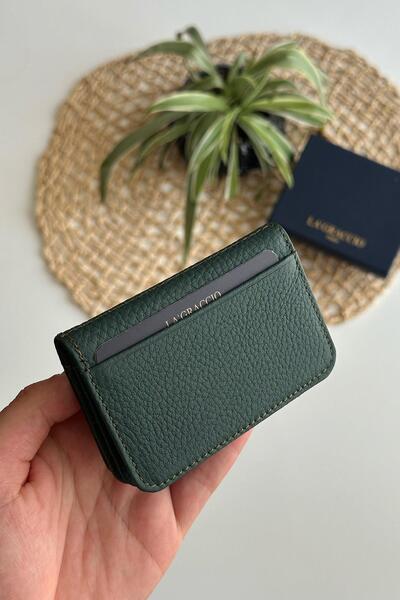 La La'Graccio Paris La'Graccio Paris Defn Genuine Leather Card Holder Wallet